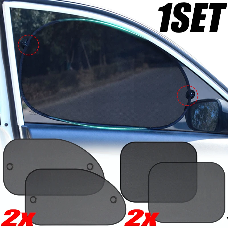 1/2/5PCS Car Window Sunshade Cover Sun UV Protection Auto Front Rear
