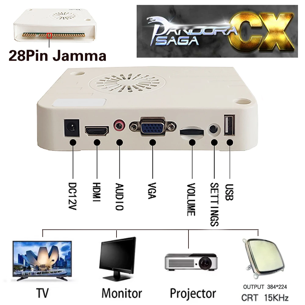פנדורה סאגה בוקס DX2 פלוס 9800 /5000 / 25800 ב-1 לוח ראשי קרטרידג' ארקייד PCB למכונת Jamma ארון Neo Geo HDMI LCD