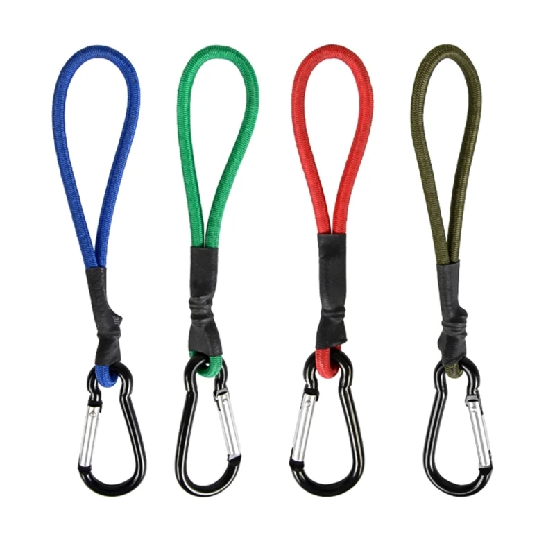 

Mountaineering Elastic Rope Hook Camping Elastic Rope Buckle Easy Installation 448D