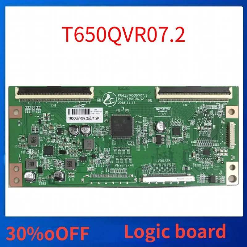 

Новая модернизированная версия для платы 2K 4K AUO T650QVR07.2 Logic TV Tcon