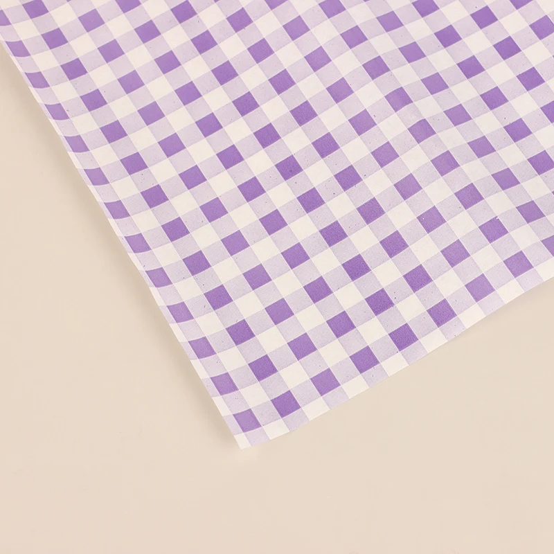 50 Sheets Greaseproof Wax Paper – Multi-Color Oil-Proof Food Wrapping Sheets for Sandwi... - SKU GWP02020 - UGI Packaging