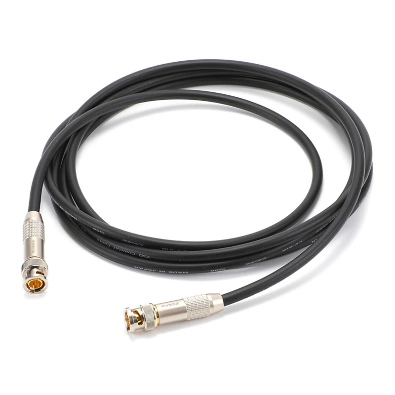 HD-SDI High-Definition-Videokabel 3G SDI Koax BNC Q9 Stecker 75 Ohm 5 Lötstellen für CCTV-Kamera Rundfunk Live-Produktion – Detail 12