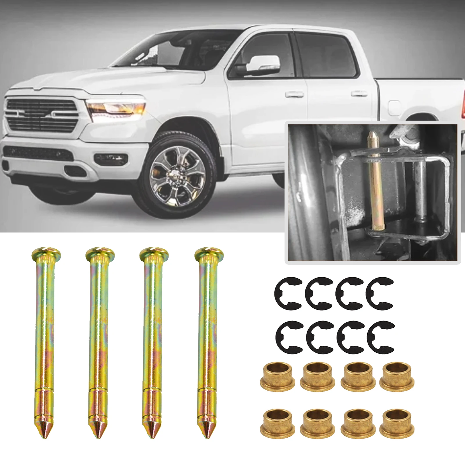 

Дверной шарнир Штифт Болт втулка Ремонтный комплект для серии Ford F150 F250 F350