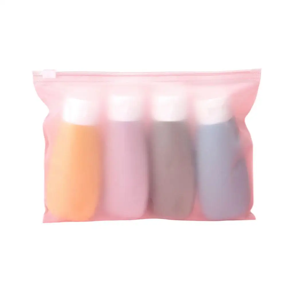 Set of 4 Portable Leak-Proof Travel Bottles
