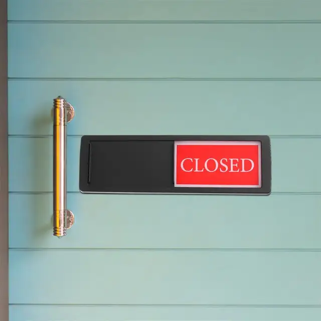 사생활 보호를 위한 필수 도구: 오픈/클로즈 간판