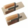 Professional Concrete Plaster Trowel for Wall Plastering Skimming Trowel Building Drywall Tools with Smooth Wooden Handle 1