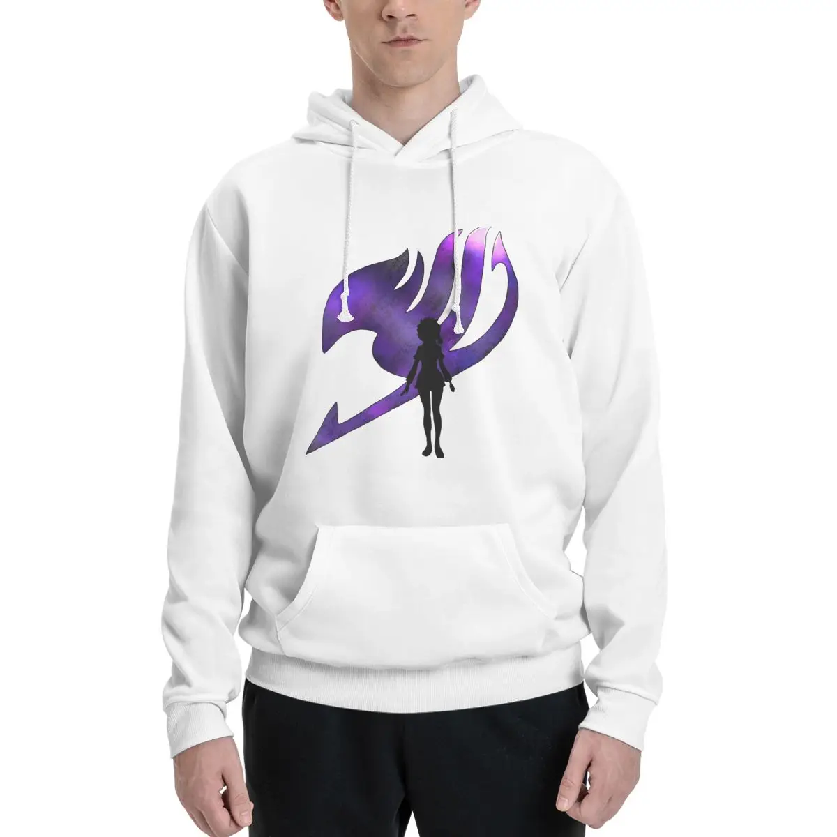 

Lucy Natsu Happy Gray Erza Laxus Fairy Lightning Dragon 6 Couples Plus Velvet Hooded Sweater Novelty Activity competition