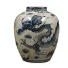 Opening Blue and White Dragon Pattern Porcelain Chinaware Ceramics Pot Jar Jug Vase 6