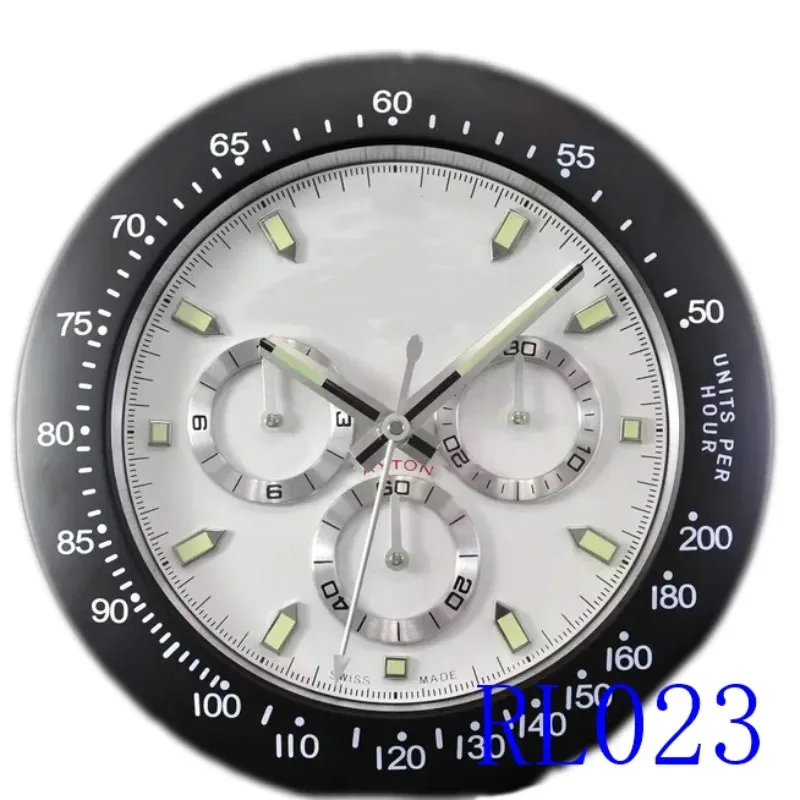 Best Home Gift High Quality Timepiece Metal Wall Clock Luxury Design Brand New 3 Decor Sub Dials Sweep Quartz