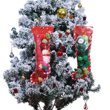 15pcs/set Multi-color Christmas Pet Cat Toy Set Interactive Cat Toys Stick Feather Toy Combination Set PE Sock Packaging Gifts 5