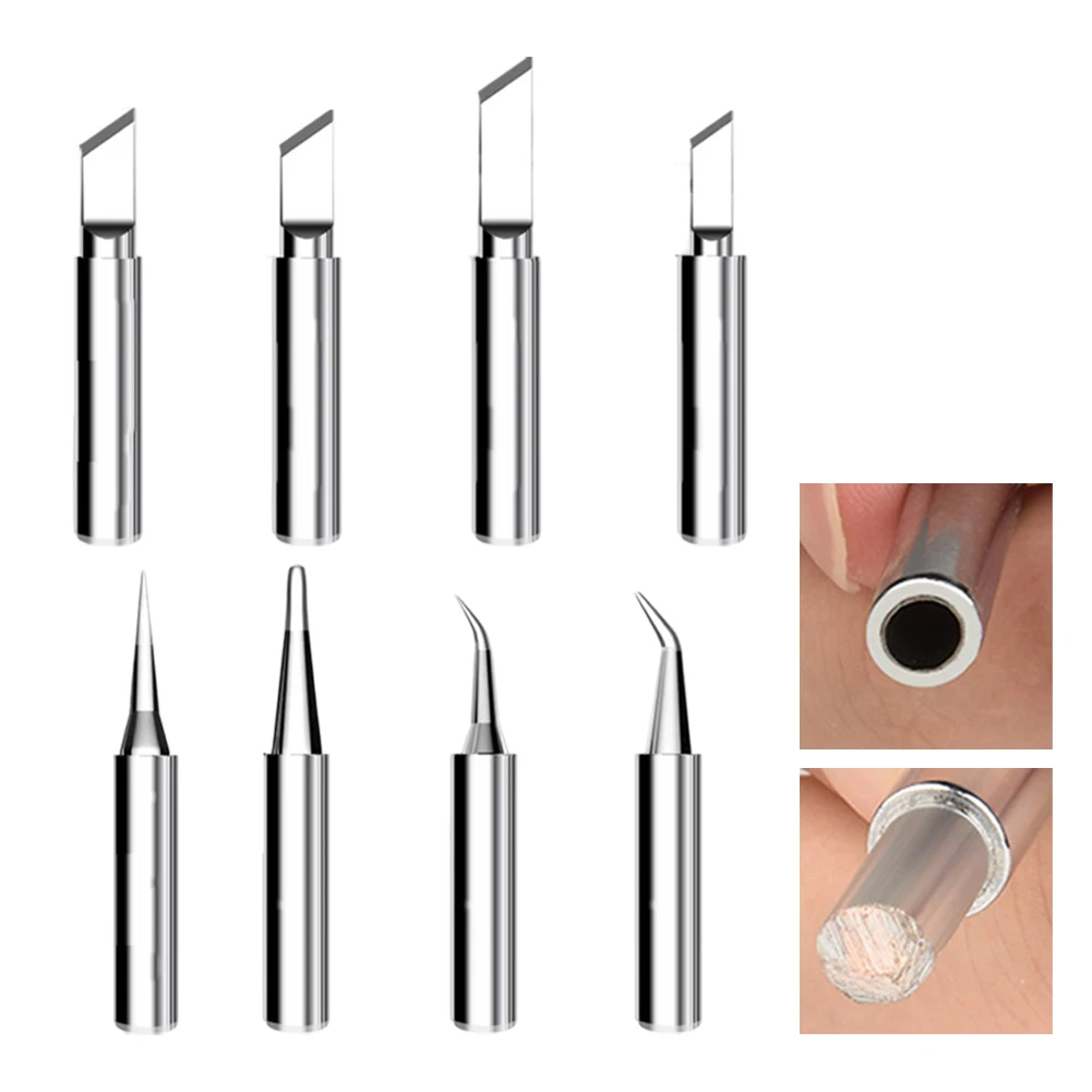 

10pcs Soldering Iron Tips Welding Iron Head For 936/937/938/969/852/858/952 Soldering Station Electric Soldering Iron