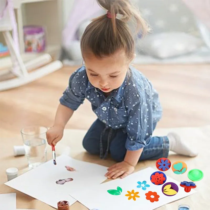 Sponge Paint Brush Kits for Kids Art Craft