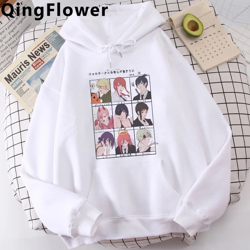 

Chainsaw Man Pochita Makima hoodies male Ulzzang harajuku graphic vintage men sweatshirts printed