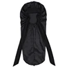 New Women Long Satin Bonnet Sleep Cap Silky Sleeping Cap with Wide Elastic Band Hair Care Curly Hair Natural Hair 6