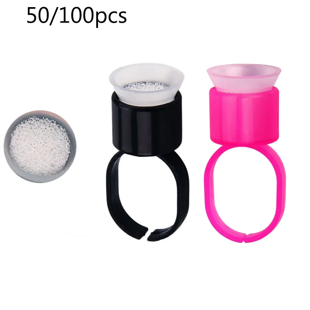 

50/100pcs Disposable Ink Cup Microblading Tattoo Ink Cups for Permanent Makeup Pigment Holder Tattoo Accessories