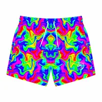 Men's Shorts Summer Shorts Casual Shorts Pocket Drawstring funny colorful block Breathable Short Fashion Streetwear beach pants 2
