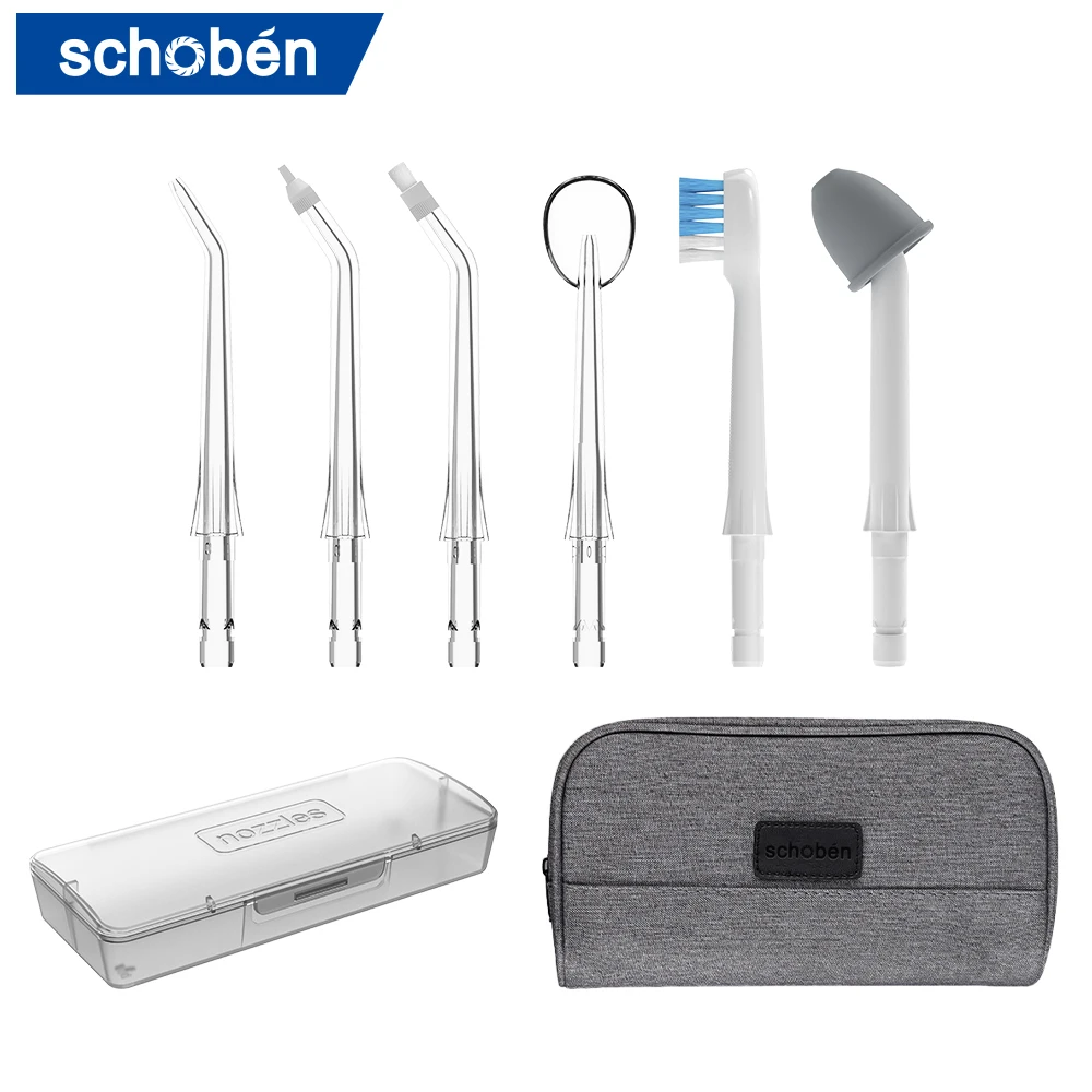 Replacement Jet Tips Water Flosser Oral Irrigator Extra Replacement Jet Tip Nozzle for Schoben L12 L13 L15 L9