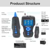 NOYAFA NF-8601S Cable Tester With PoE/PING Function Lan Measure Tester Measure Length Wiremap Tester Network Cable Tracker 6