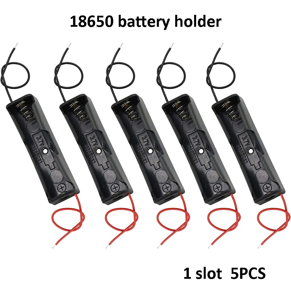 Plastic Battery Storage Case Holder for 18650 Batteries