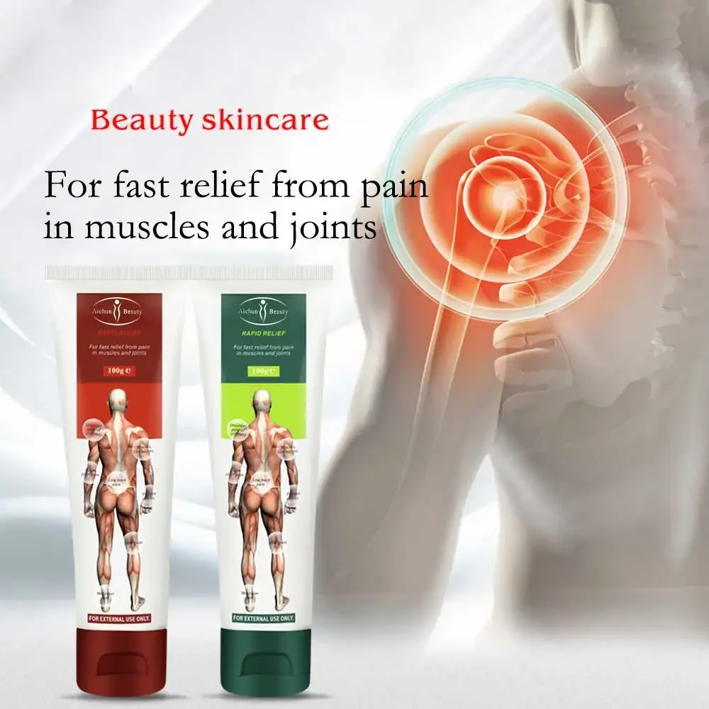 

Herbal Massage Cream Relief Pain In Muscles and Joints Essential Oils Muscle Pain Ointment Injured Inflammatory Analgesic Cream