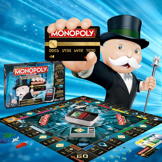 Monopoly Hasbro – jeu de société Super électronique, jeux de