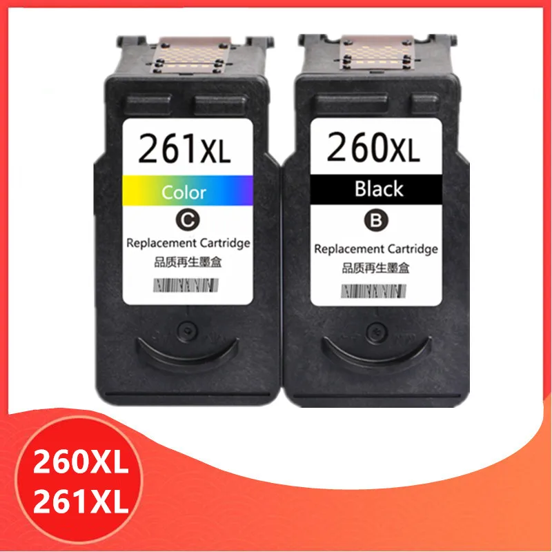 Cartucho de Tinta Compatível para Canon pg 260 cl 261 Pg260 Cl261 260xl 261xl Pixma Ts5320 Ts6420 Tr7020 Impressora a Jato Tinta