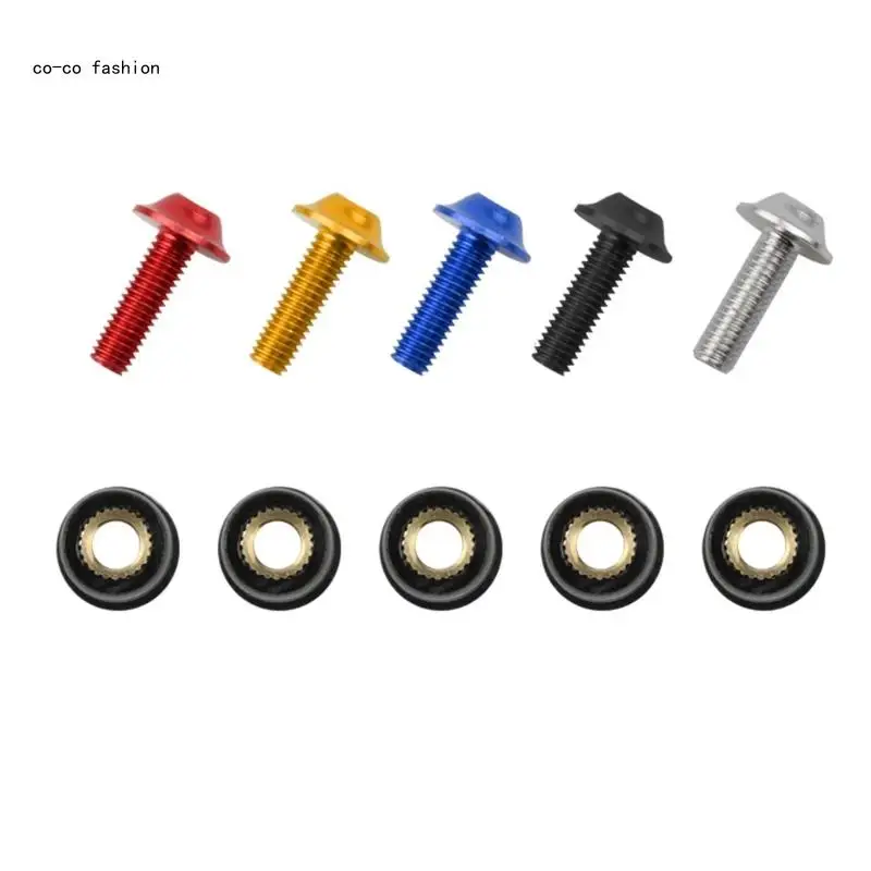 

517B Motorcycle 5MM Windshield Screw Set Reliable Fixing Solution Easy Effective Screw Suitable for Motorcycles
