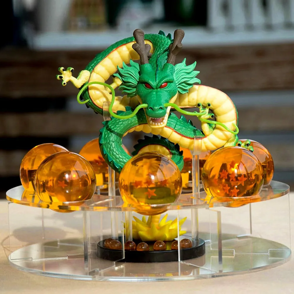 Set De 7 Bolas De Cristal Shenlong Con Caja - Diámetro 4.3 Cm - Decoración Dragon Ball, Regalo Para Fans