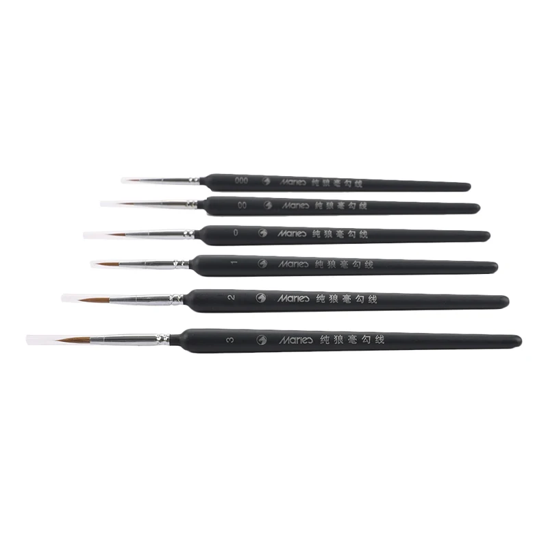 3/5/6Pcs 전문 미니어처 페인팅 드라이 브러쉬 세트 미니어처 페인트 브러쉬 아트 페인팅 아크릴 수채화용