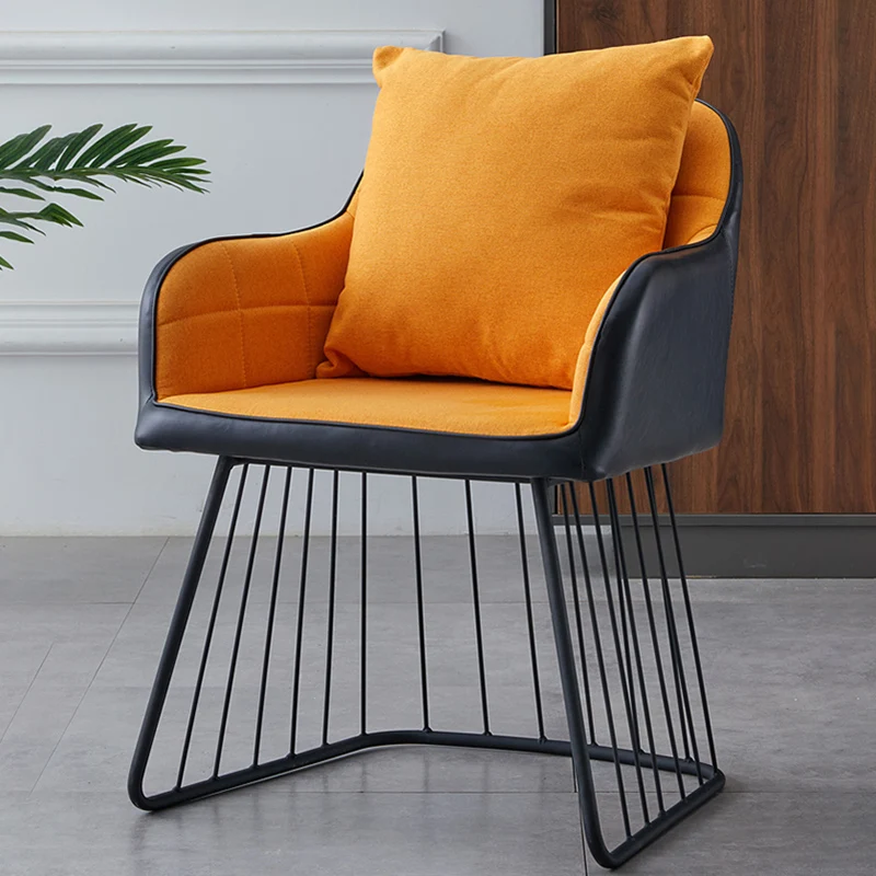 

Soft Modern Luxury Computer Dining Chairs Nordic Office Single Cafe Dining Chairs Relaxing Cadeira Designer Furniture YX50DC
