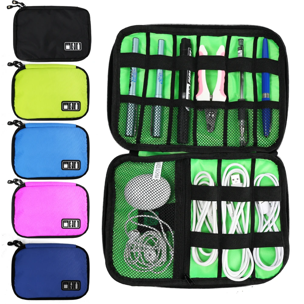 Portable Multifunction Watch Organizer Case Travel Apple Watch Strap Band Box Nylon Storage Bag Watchband Holder Bags Pouch