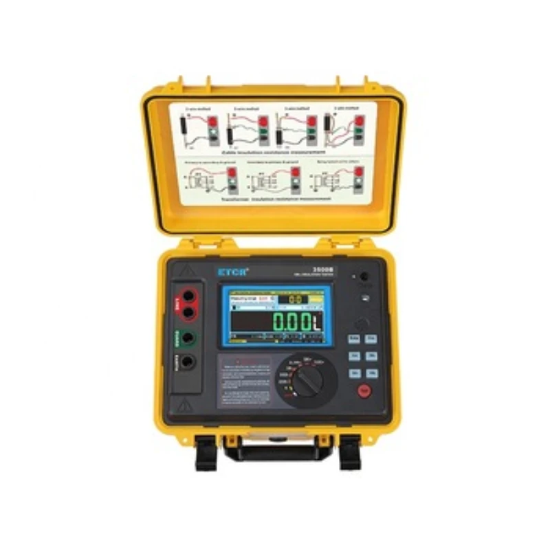 

ETCR3500 High Voltage Insulation Resistance Tester 5KV 2Tohm , 5mA