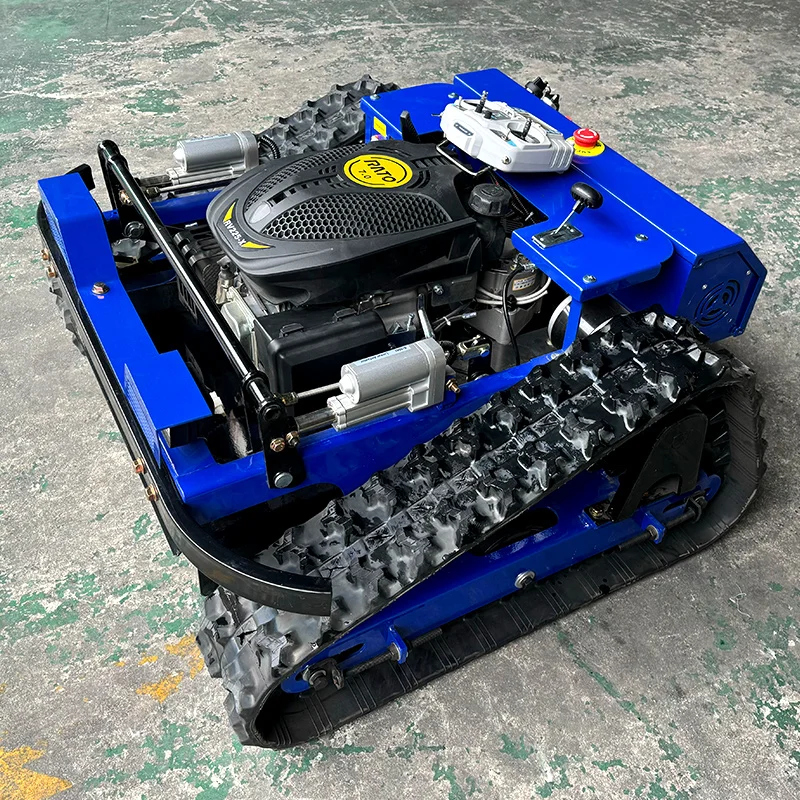 경사 리모컨 잔디 예초기, 고무 트랙 잔디 커터, 절단 폭 19.6 인치, 24V 경사 리모컨 잔디 예초기, 고무 트랙 잔디 커터, 절단 폭 19.6 인치, 24V