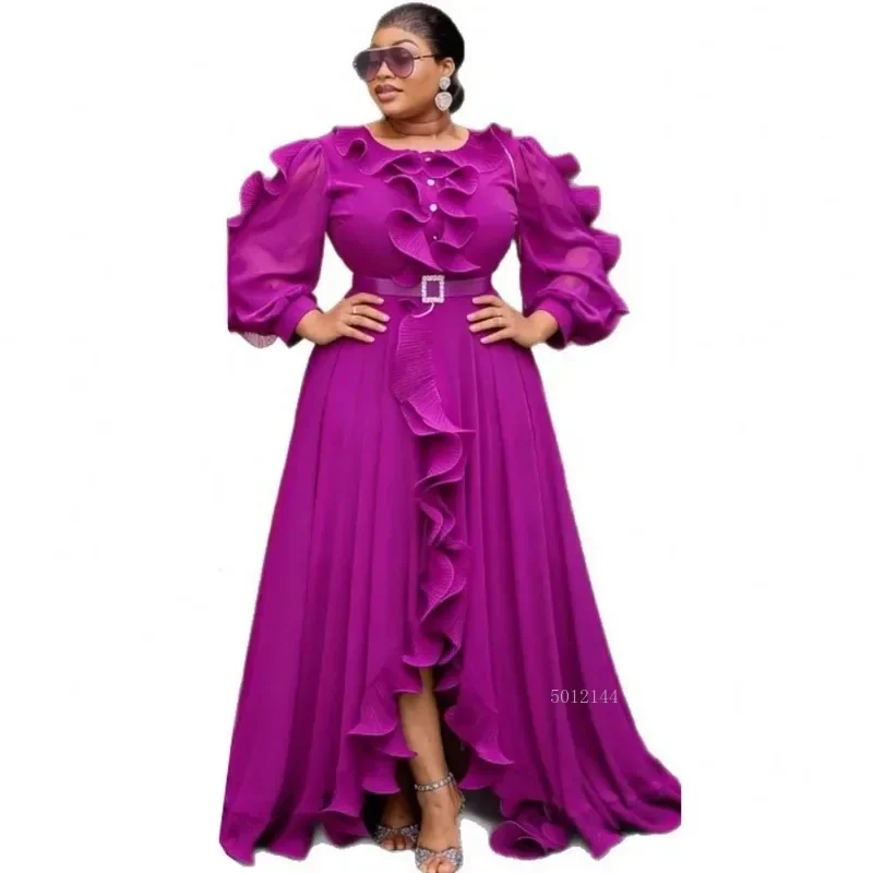 Women's African Dashiki Maxi Dress Vetement Femme Ankara Abaya Spring Autumn New Fashion Clothing from Africa 4