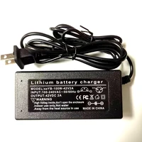 DC42V 2A Smart Charger DC 5.5X2.1mm For 10S Lithium Battery Group 36V 8AH 10AH 12AH 14AH With EU US Plug 110V 220V AC 5