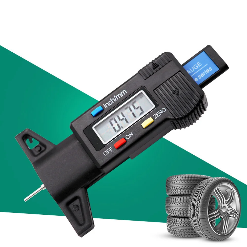 

0-25mm High-Precision Digital Tread Depth Gauge For Car 0-25MM Tyre Gauge Tire pressure Wear Detection Car Safety Measurer Tool