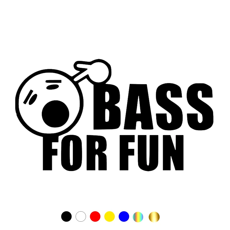 

Различные размеры виниловая наклейка бас для веселого автомобиля наклейка водонепроницаемые автомобильные декорации на бампер грузовик заднее окно