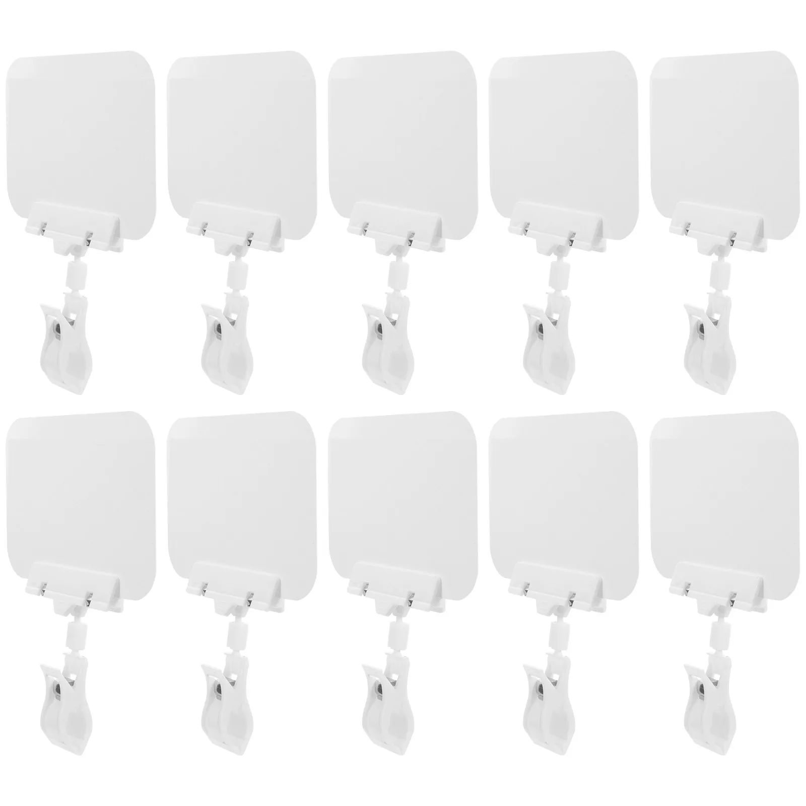 10Pcs 방수 가격표 홀더 슈퍼마켓 소매점 상품 표시 홀더 클립에 대한 플라스틱 사인 디스플레이 클립 편리함