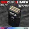 8500RPM Professional Reciprocating Shaver BRDCLIP BRD718 Two Speed LED Floating Electric Razor Beard Hair Trimmer for Man 1