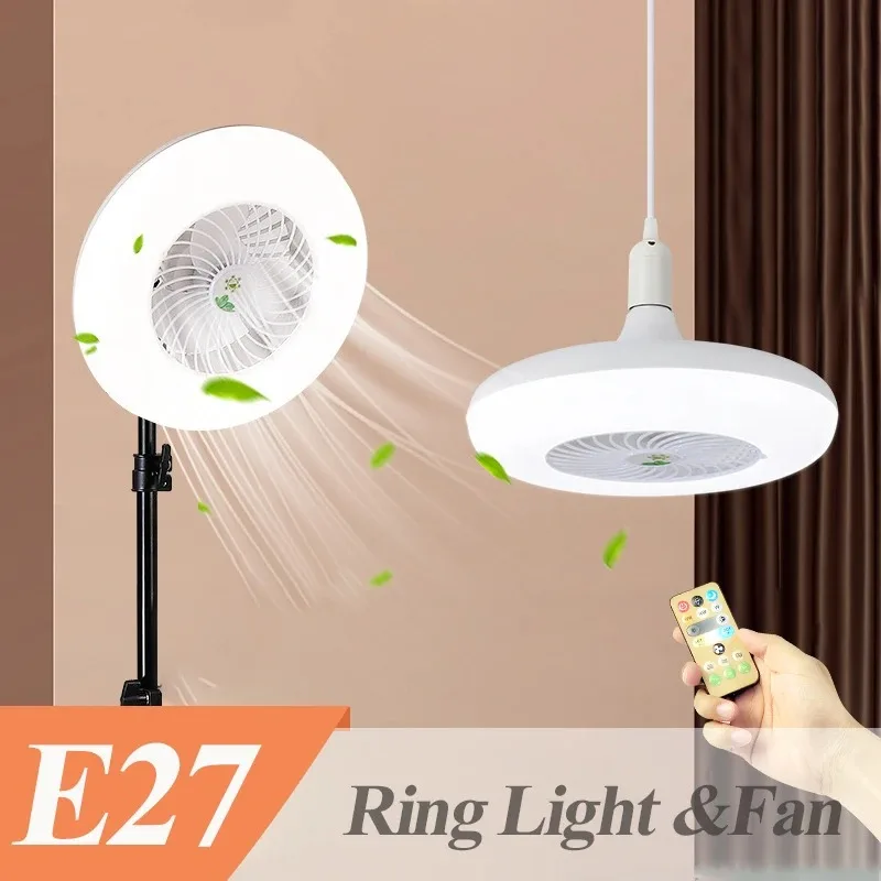 Modern Ceiling LED Fans Light Remote Control 3-Speed Adjustable Roof Illumination LivingRoom Bedroom Home Ceiling Fan with light