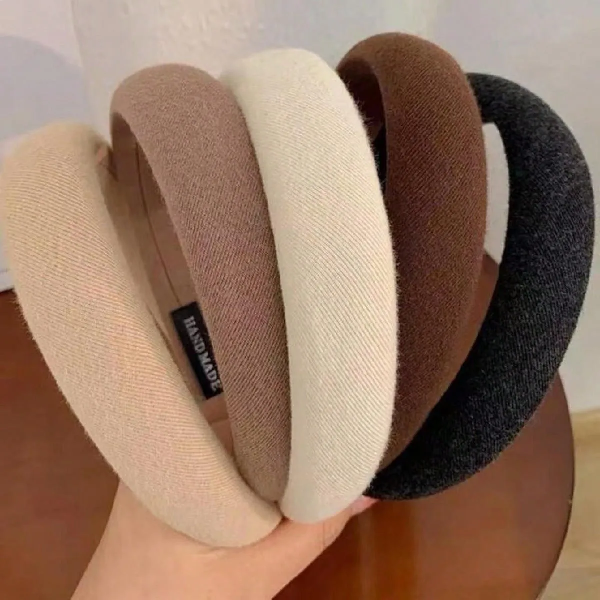 Mode einfarbige Haar bänder Mädchen Vintage elastische Stirnbänder Schwamm Haar bänder Haar bügel koreanische Haarschmuck für Frauen