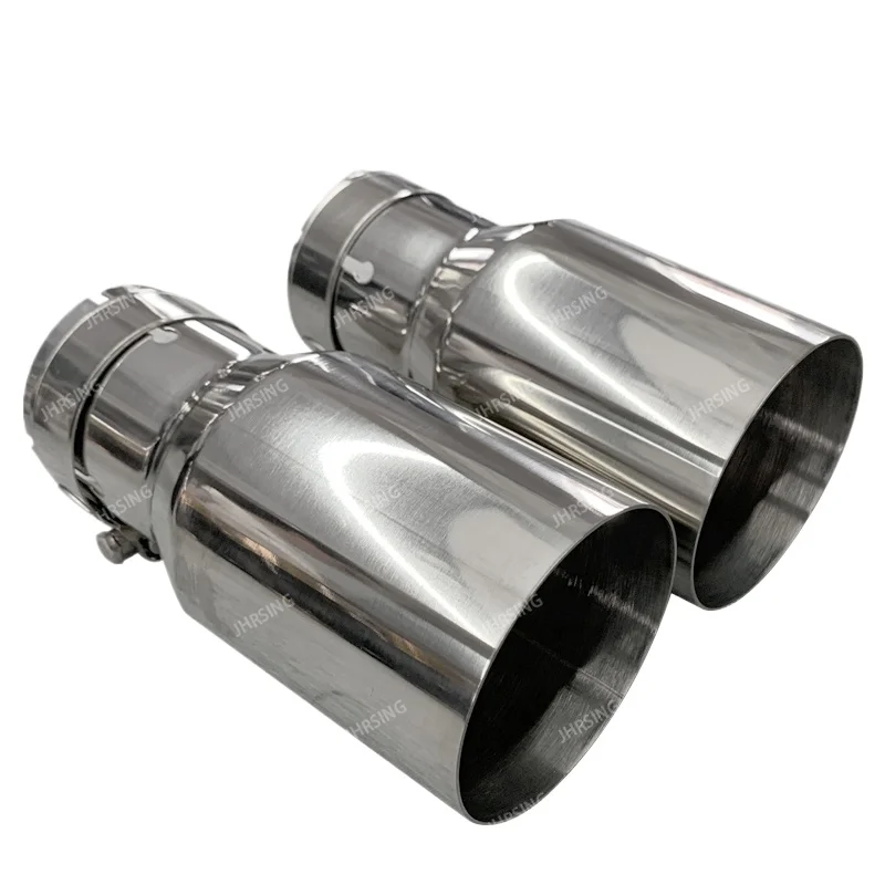 Stainless steel vehicle refitting universal exhaust car muffler tail throat Car modification for b-mw e90 exhaust tip w222 pipe exhaust muffler tip exhaust pipe muffler