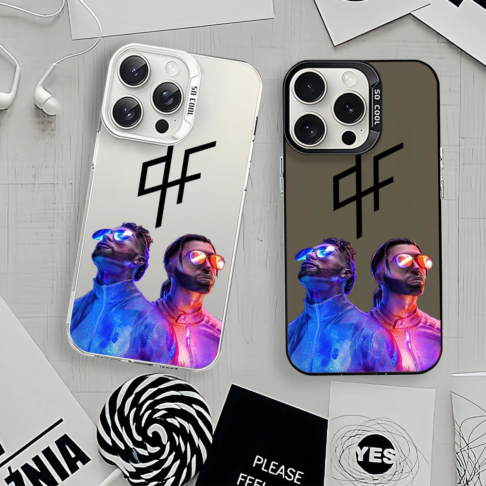 Rapper P-PNL Deux Freres Laser Design Shockproof Silicone Phone Case