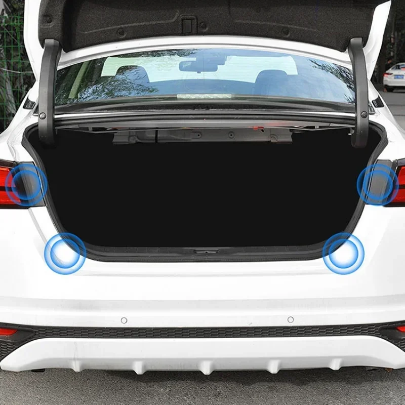 Car Door Pads Anti-shock Silicone Pad Door Shock Absorbing Gasket Trunk Sound Insulation Pad Shockproof Thickening Cushion Stickers