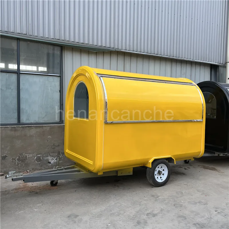 Custom Food Trailer Hot Dog Coffee Shop Cart Mobile Catering Food Truck for Sale in Dubai Canada dubai knight