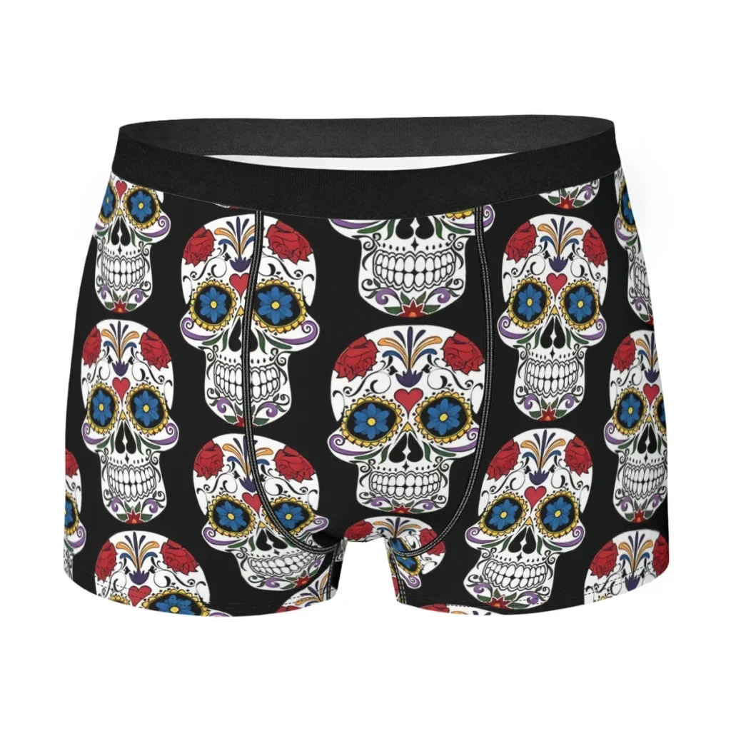 

Специальное женское дышащее забавное нижнее белье с изображением Дня мертвых мексиканских черепов высококачественные шорты с принтом подарок на день рождения