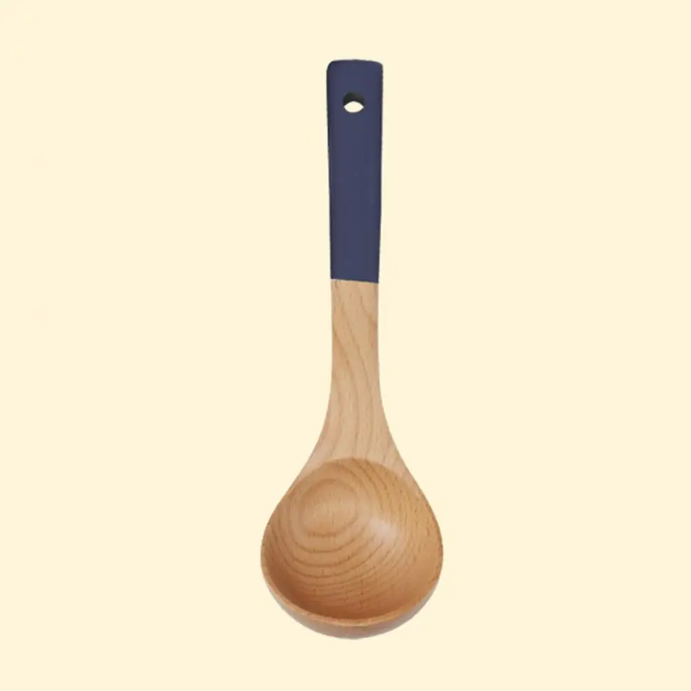 

Wooden Cooking Utensils Durable Kitchen Utensils High-quality Anti-skid Wooden Kitchen Utensils Set 5-piece Temperature