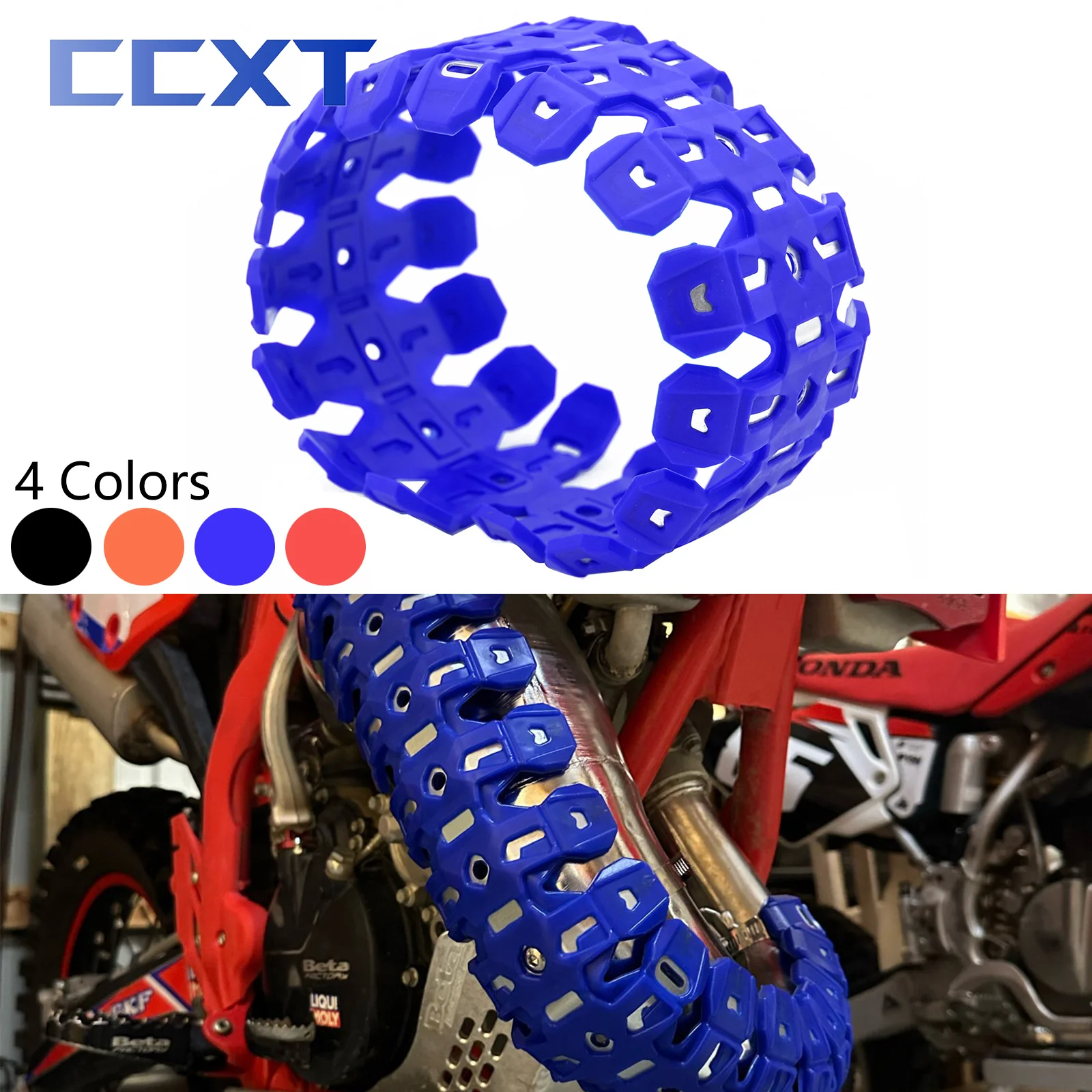 60CM Exhaust Shield Muffler Pipe Protector Cover Heat Shield For YAMAHA