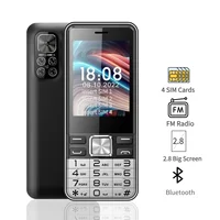 Four 4 Sim Cards Elderly Push Button Mobile Phone 2 8 Large Display Big Key Long.jpg