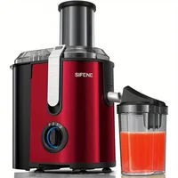 High-Power Hervigour Juicer Machine, Large 3.2" Feed Chute, Quick Juice Extractor for Whole Fruits & Veggies, 3-Speed Settings, 1